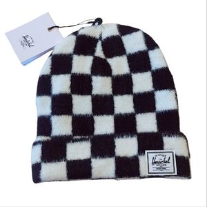 Herschel Supply Co Polson Faux Mohair Checkerboard Beanie